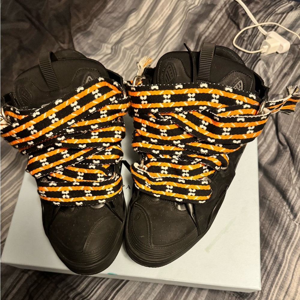 Lanvin curb sneakers
